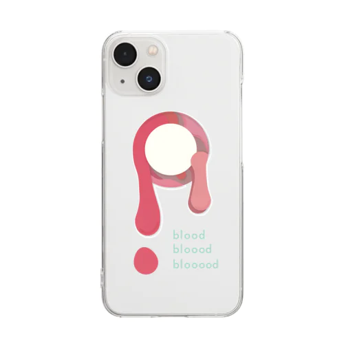 blooooooooooood Clear Smartphone Case