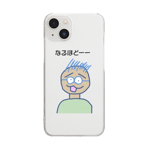 適当返事男グッズ Clear Smartphone Case