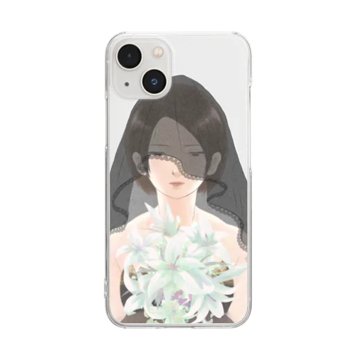 黒い花嫁 Clear Smartphone Case