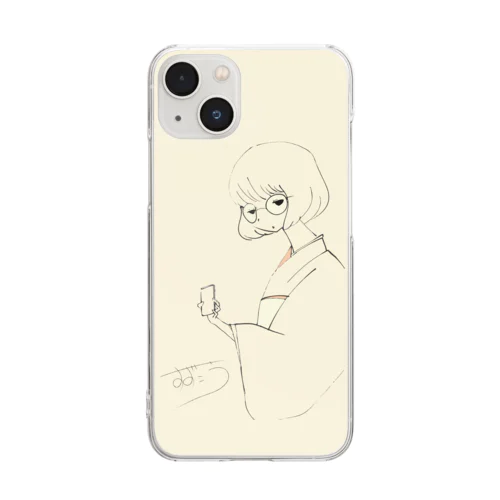 娘とすまあとふぉん Clear Smartphone Case