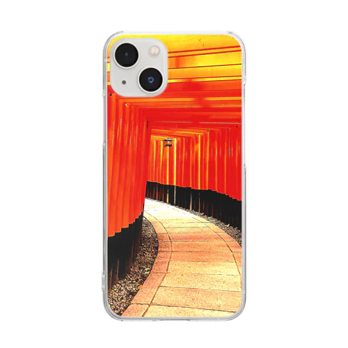 伏見稲荷🦊⛩️ Clear Smartphone Case