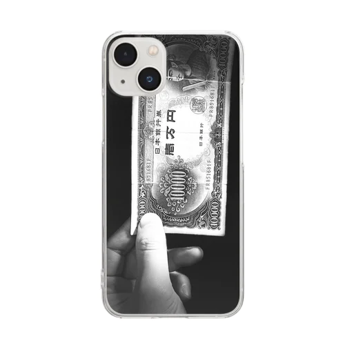 旧一万円札 Clear Smartphone Case