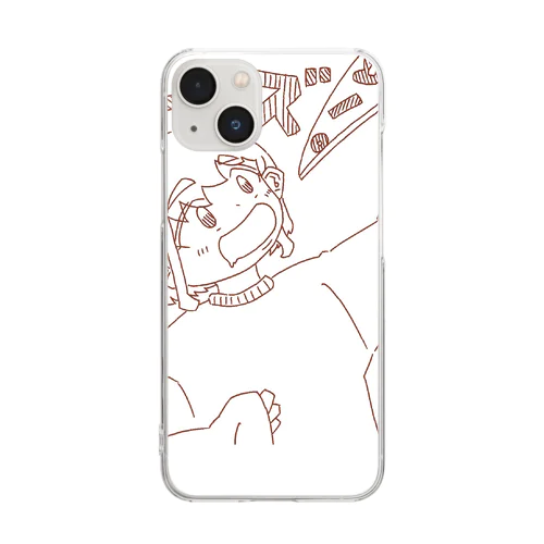 明日葉ちゃん Clear Smartphone Case