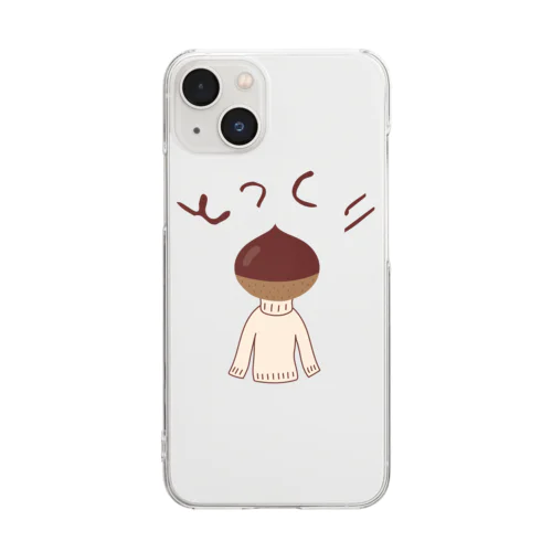 とっくりくん Clear Smartphone Case