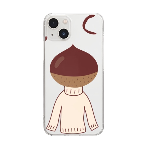 とっくりくん Clear Smartphone Case