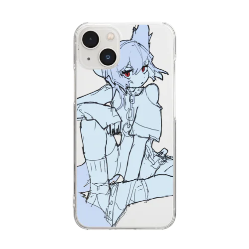 わんわん Clear Smartphone Case