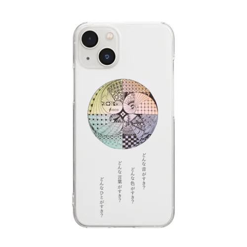 2th_どんな… Clear Smartphone Case