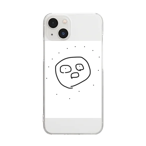 まるのこてんてん Clear Smartphone Case