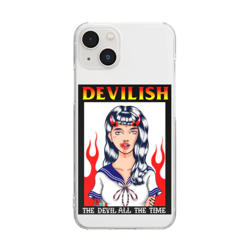 『DEVILISH』 Clear Smartphone Case