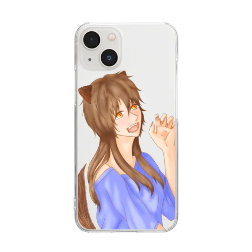 犬系女子 Clear Smartphone Case