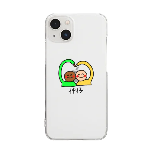 仲良しな世界ちゃん Clear Smartphone Case