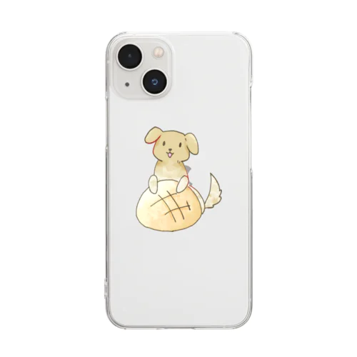 メロンパン×いぬ Clear Smartphone Case