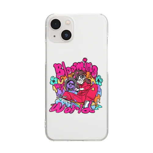 2022年度芸術祭公式グッズ②BLOOMING MY WORLD BOMB Clear Smartphone Case