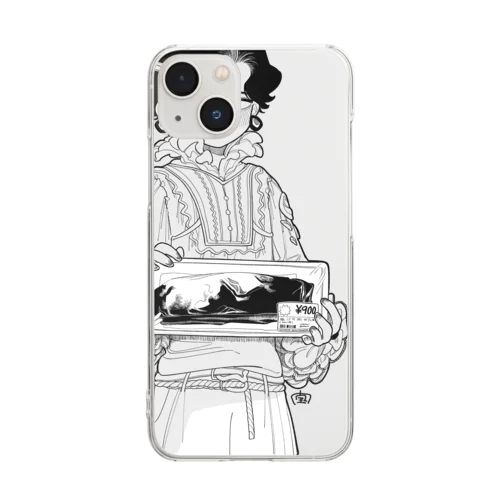 虚無肉宣伝　2023年美少年展 Clear Smartphone Case