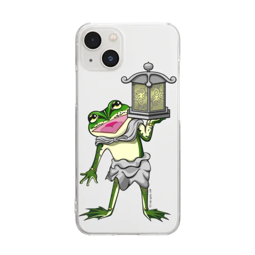 天燈鬼トノサマガエルちゃん Clear Smartphone Case