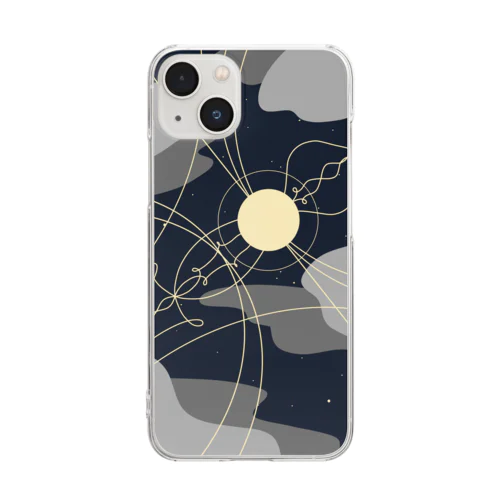 地球の夜 Clear Smartphone Case