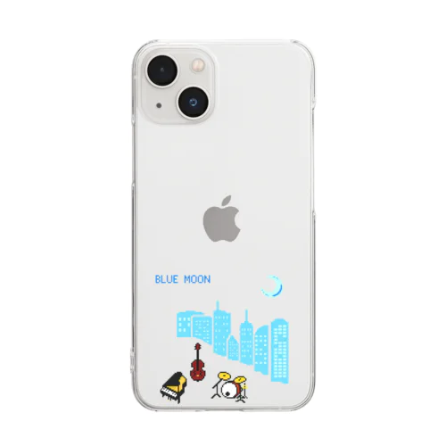 BLUE MOON Clear Smartphone Case