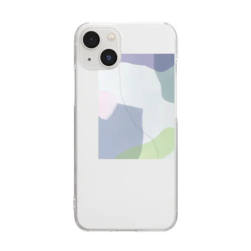 rainy garden Clear Smartphone Case