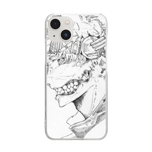 スチームパンク Clear Smartphone Case