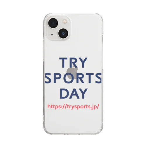 Try Sports Day Official Goods Clear Smartphone Case