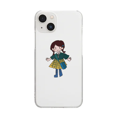 女の子 Clear Smartphone Case