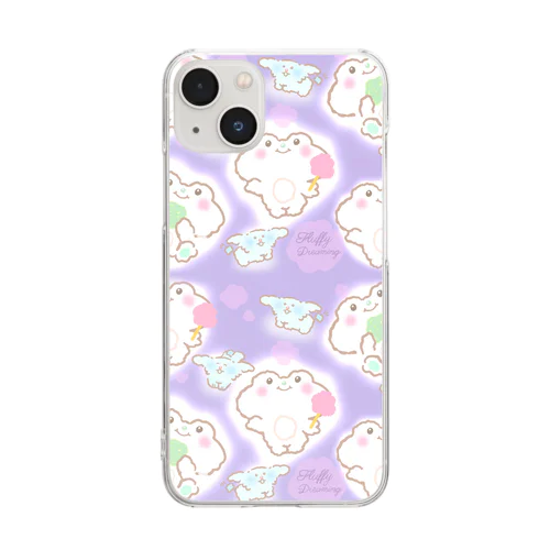 Fluffy dreamin… Clear Smartphone Case