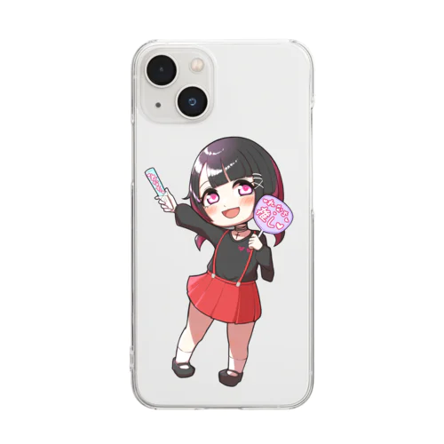 兎月れなち Clear Smartphone Case