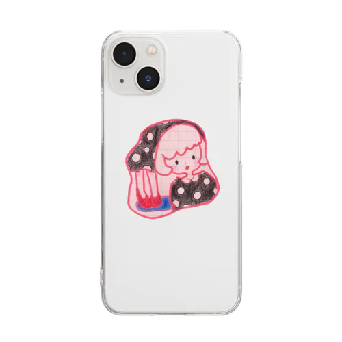 ダンスフロアに佇むモガ Clear Smartphone Case