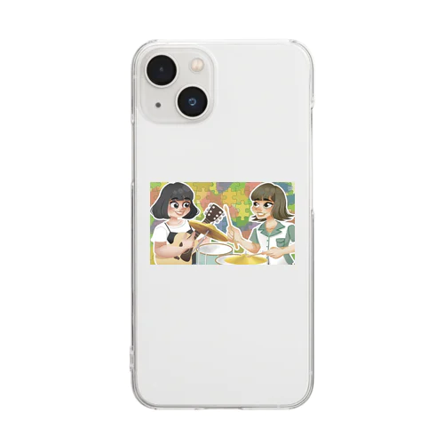 aloë2人グッズ Clear Smartphone Case