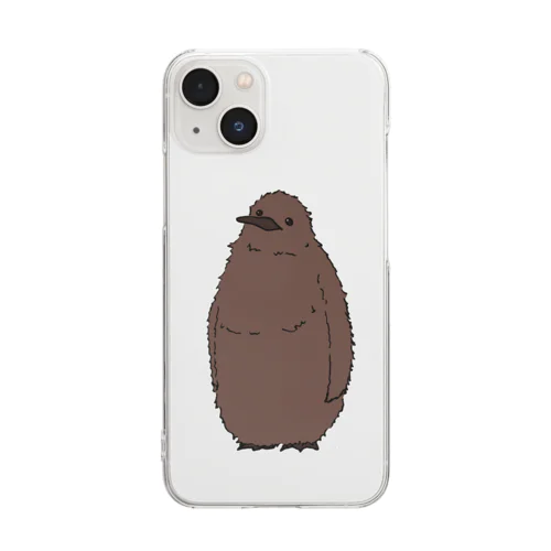 はぐれペンギン カラー Clear Smartphone Case