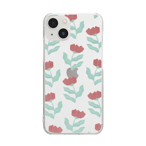 Carnation Clear Smartphone Case