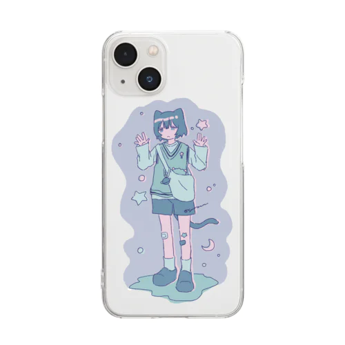 おでかけ！ Clear Smartphone Case