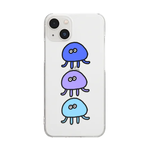 くらげくん クリアケース Clear Smartphone Case