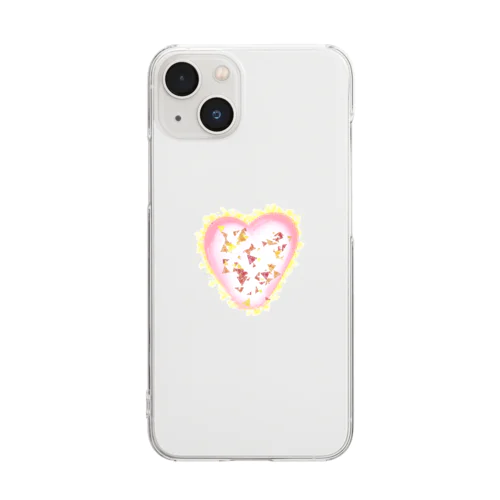 Mo-Mo-Heart（モーモーハート）★文字無し《ノーマル》 Clear Smartphone Case