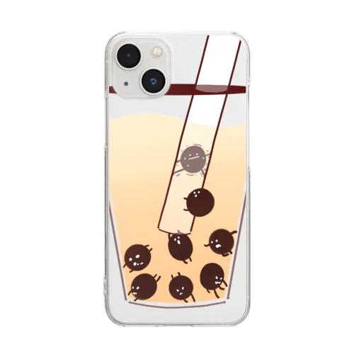 タピオカの日常 Clear Smartphone Case