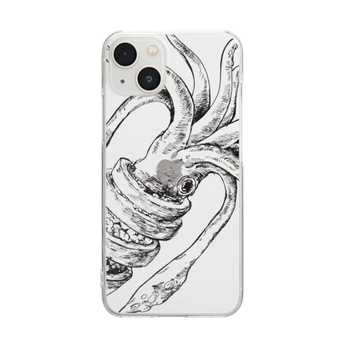 烏賊飯ポイント Clear Smartphone Case