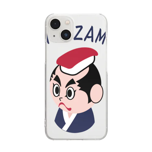 すしざむらい(鮪ver) Clear Smartphone Case