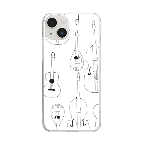 マンドリンオーケストラ(MONOQLO) Clear Smartphone Case