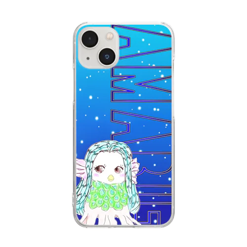 アマビエ様　(医療従事者応援グッズ) Clear Smartphone Case