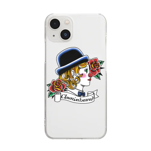 オールドスクールのクラウン Clear Smartphone Case