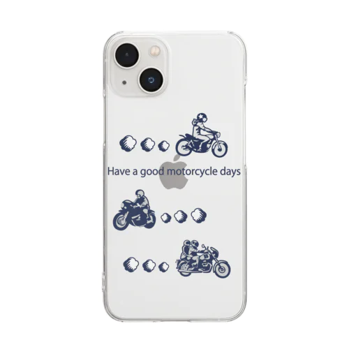 モーターサイクル日記(NB) Clear Smartphone Case