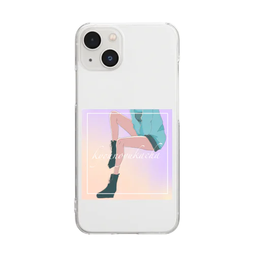 オーロラゆかちゃ Clear Smartphone Case