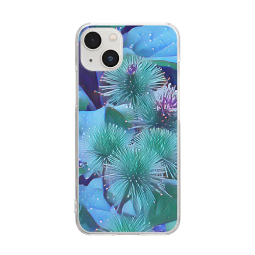 牛蒡の花 Clear Smartphone Case