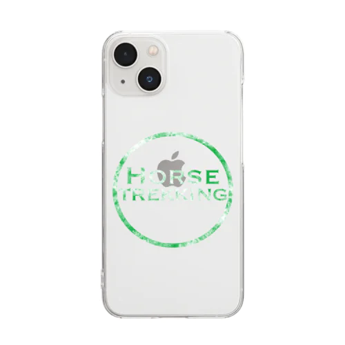 HORSE TREKKING Clear Smartphone Case