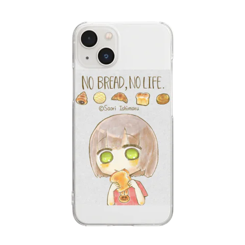 No Bread,No Life. Clear Smartphone Case