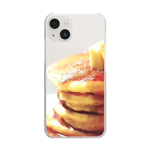 ホットケーキフォト Clear Smartphone Case