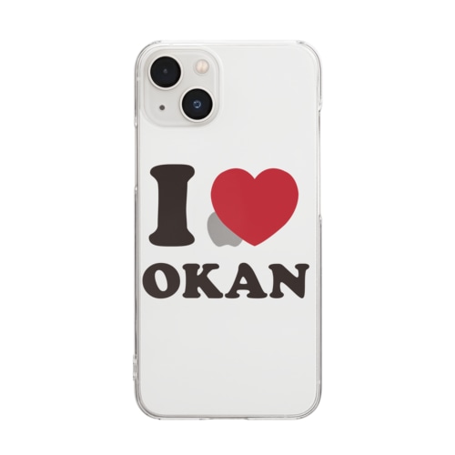 I love okan Clear Smartphone Case