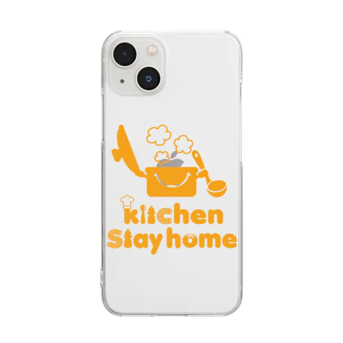 キッチンステイホーム Clear Smartphone Case