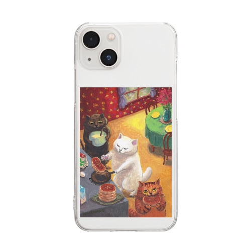 パンケーキ Clear Smartphone Case