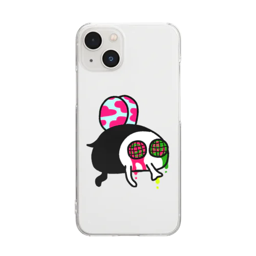 キラキラハエちゃん Clear Smartphone Case